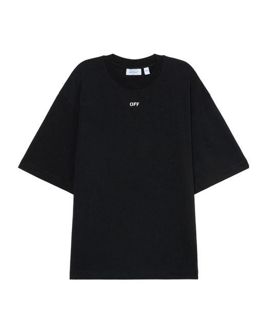 Off-White c/o Virgil Abloh Black 3D Spray Arrow Skate Crewneck T-Shirt for men