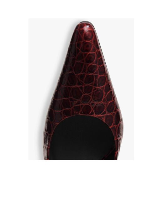 Alaïa Brown Pointed Toe Chunky Heels