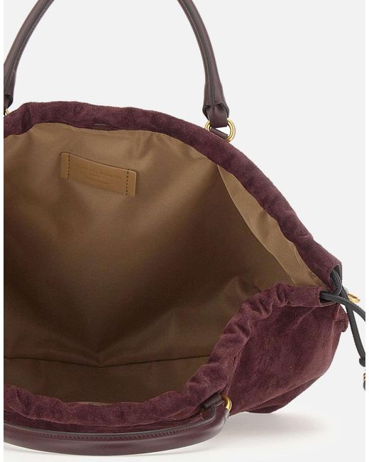 Gianni Chiarini Purple Morgana Top Handle Shoulder Bag