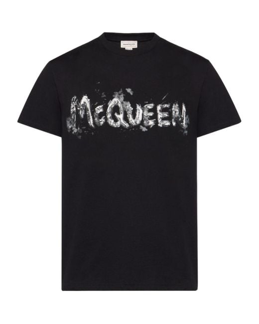 McQueen Black T-Shirts And Polos for men