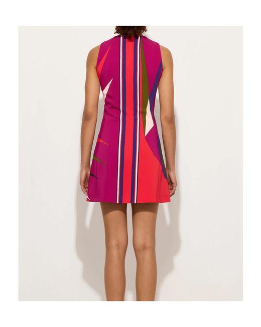 Emilio Pucci Purple Pucci Graphic Cady Mini Dress