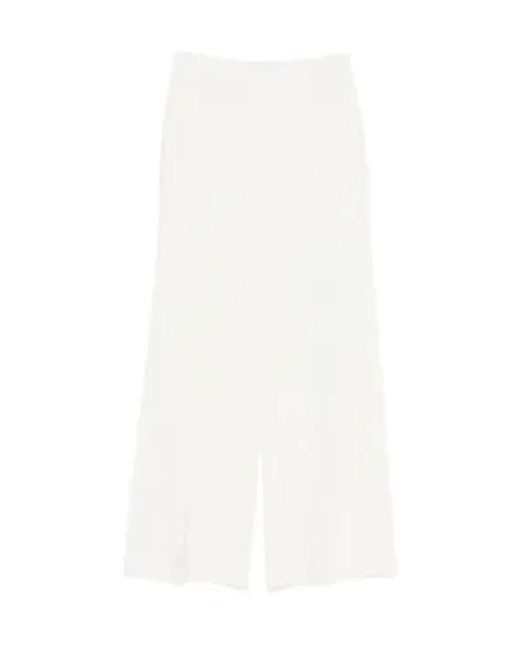 Ermanno Scervino White Wide-Leg Pants
