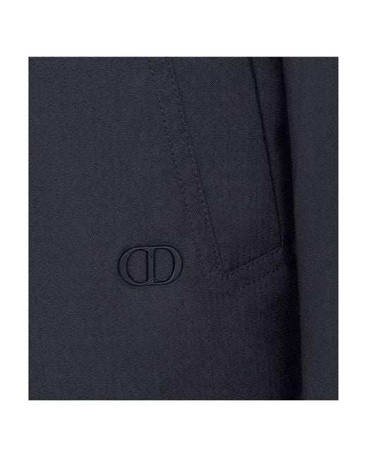 Dior Blue Harrington-Shape Blouson for men