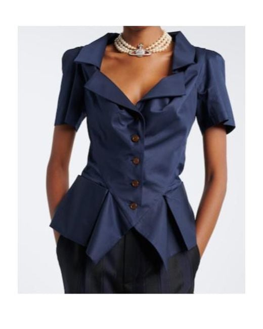 Vivienne Westwood Blue Monday Cotton Top