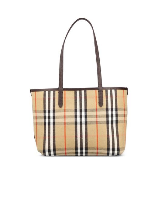 Burberry Brown Highlands Medium Leather Tote Bag