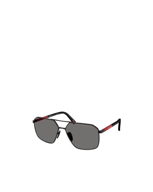 Prada Linea Rossa Multicolor Prada Eyewear Aviator Sunglasses for men