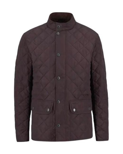 Barbour Brown Lowerdale Quilted Jacket for men