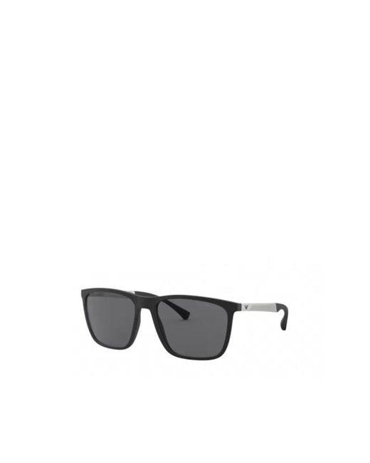 Emporio Armani Gray Logo Sunglasses for men