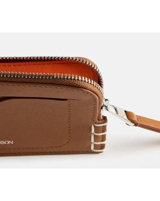 J.W. Anderson Brown Jw Anderson Loafer Zip Wallet for men