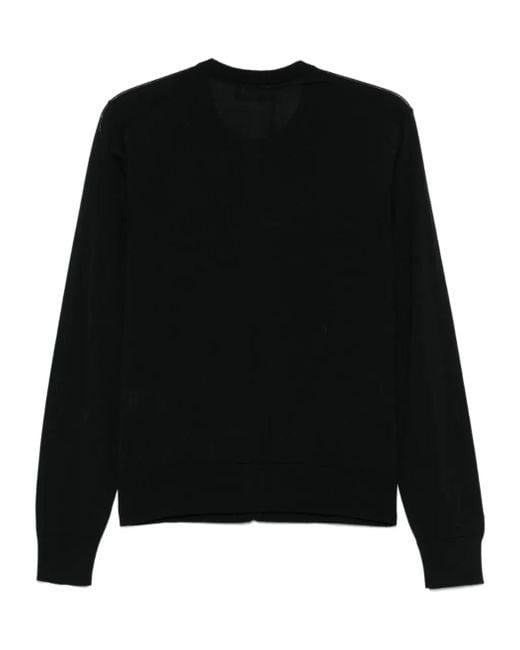 Dolce & Gabbana Black Dg-Buttons Cardigan