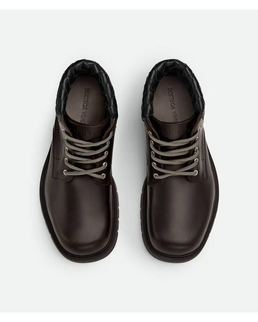 Bottega Veneta Black Haddock Cropped Boot for men