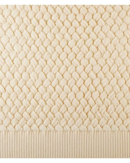 Bottega Veneta White Intrecciato Wool Sweater