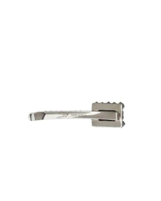 Roger Vivier White Bijoux Crystal Hair Clips