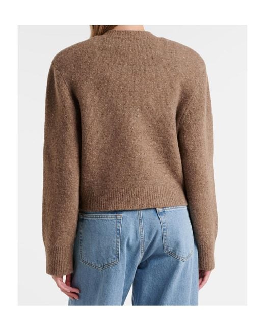 Rohe Brown Wool Cardigan