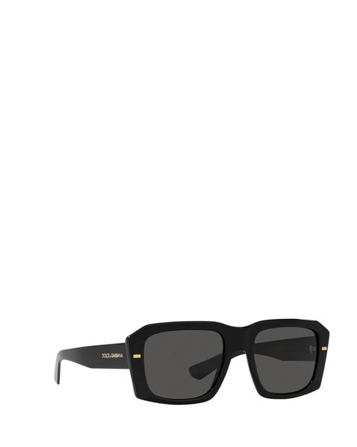 Dolce & Gabbana Black Eyewear Square Frame Sunglasses for men