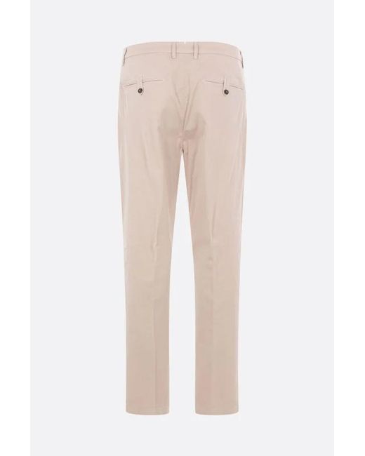 Eleventy Natural Pleated Regular-Fit Pants for men