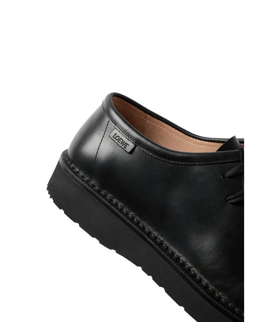 Loewe Black Round-Toe Business Casual Shoes for men