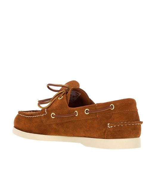 Sebago Brown Portland Artisan Slip-On Loafers for men