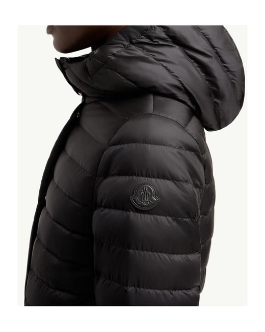 Moncler Black Raies Hooded Short Down Jacket