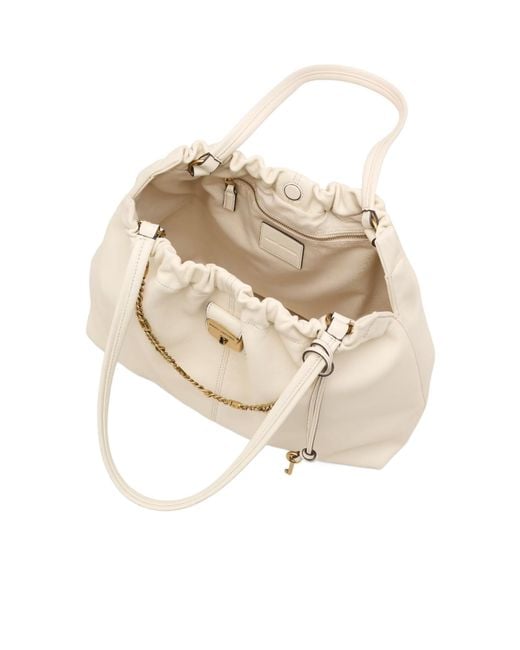 Marc Jacobs Natural The Cristina Logo Detailed Tote Bag