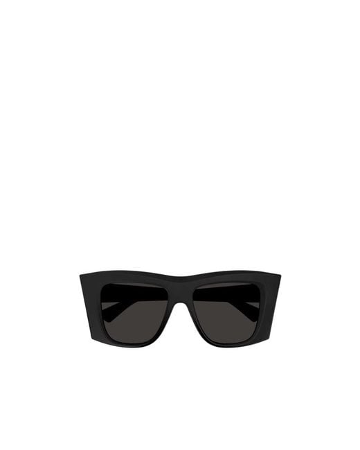 Bottega Veneta Black Eyewear Square Frame Sunglasses