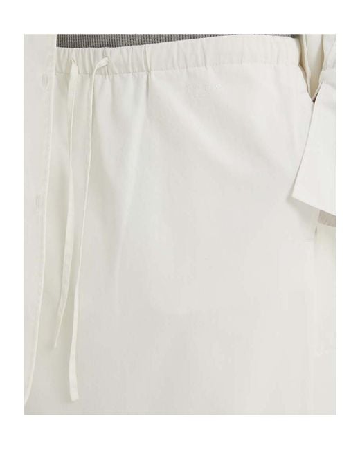1989 STUDIO White Asymmetrical Midi Skirt