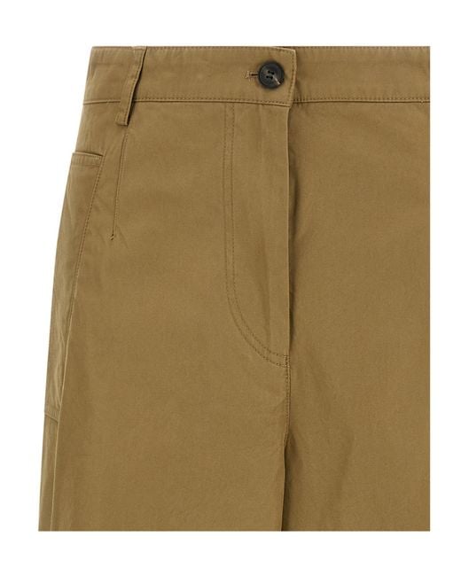 Dries Van Noten Natural Straight Leg Pants