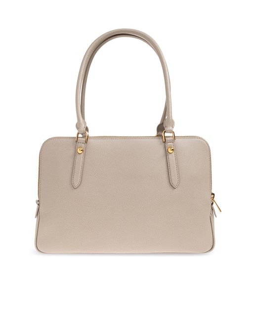 Furla Natural Giulia Large Shoulder Bag