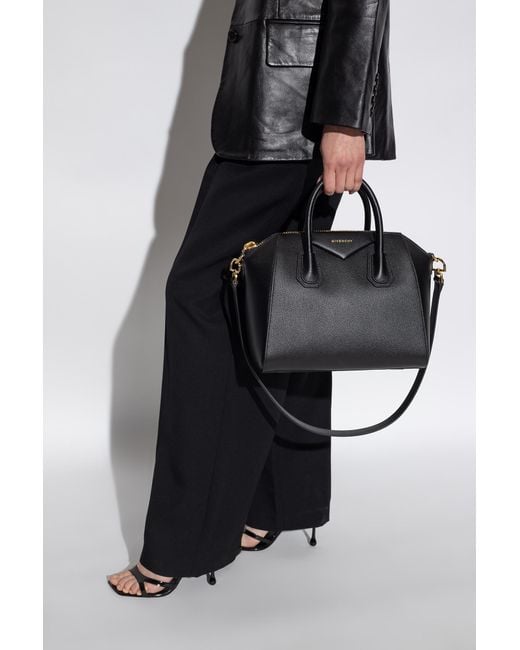 Givenchy Black Antigona Small Top Handle Bag