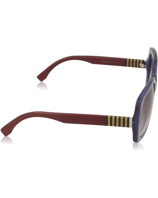 Fendi Blue Logo Details Sunglasses