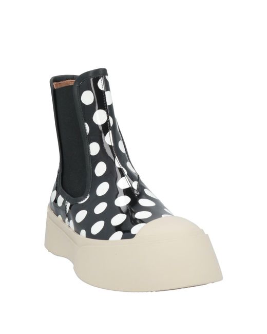 Marni Black Chelsea Boots