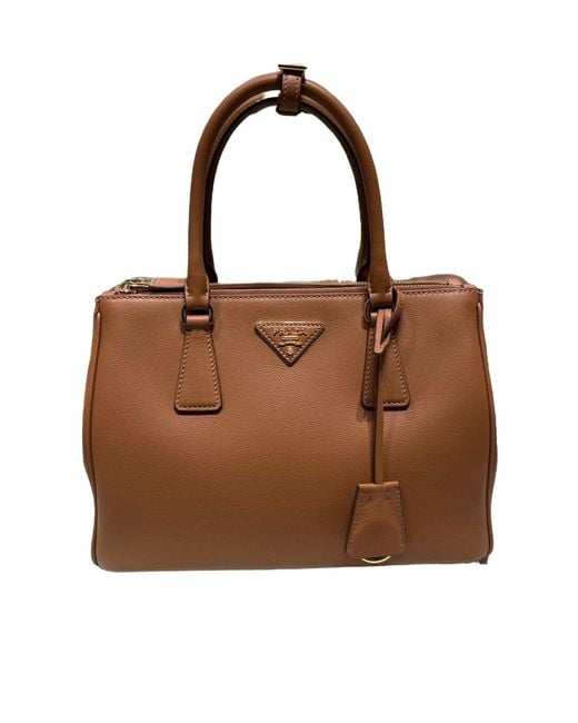 Prada Brown Galleria Medium Leather Bag