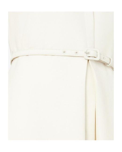Fendi White Long A-Line Dress