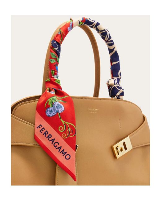 Ferragamo White Pegasus Print Bandeau