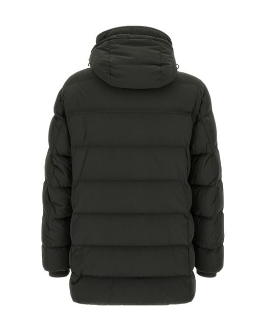 Moorer Black Long-Sleeved Down Jacket for men