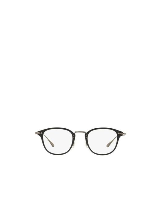 Oliver Peoples White Davitt Round-Frame Glasses for men