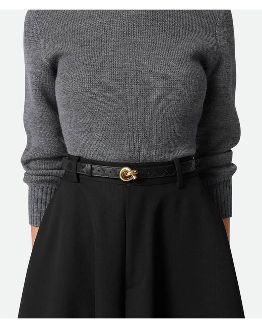 Bottega Veneta White Knot Belt