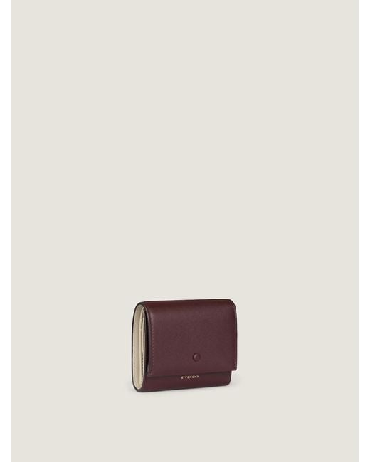 Givenchy Purple Day Trifold Wallet
