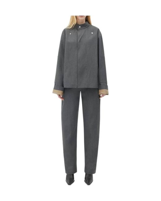 Bottega Veneta Gray Bonded Jacket