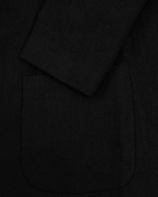 Armani Collezioni Black Logo Suit Jacket for men