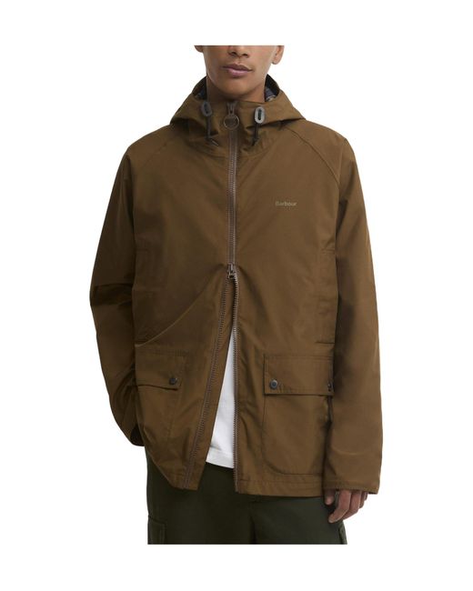 Barbour Brown Solid Color Outerwear for men
