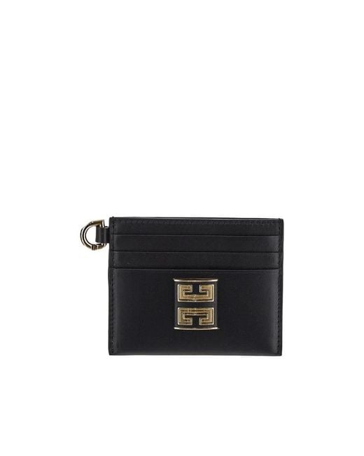 Givenchy Black 4G Plaque Cardholder