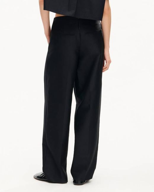 KENZO Black Tailored Pleated Loose Pants