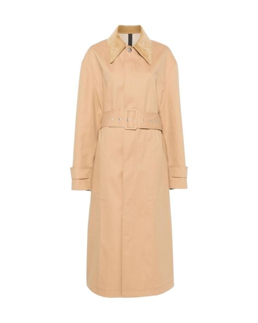 AMI Natural Belted Coat for men