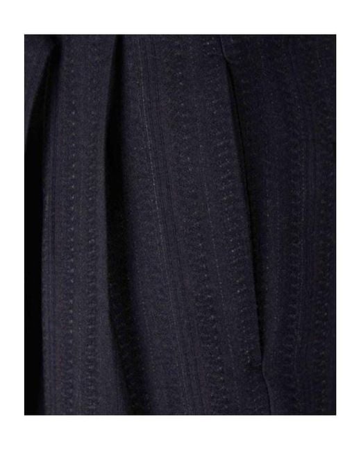 Dries Van Noten Blue Noble-Style Casual Trousers
