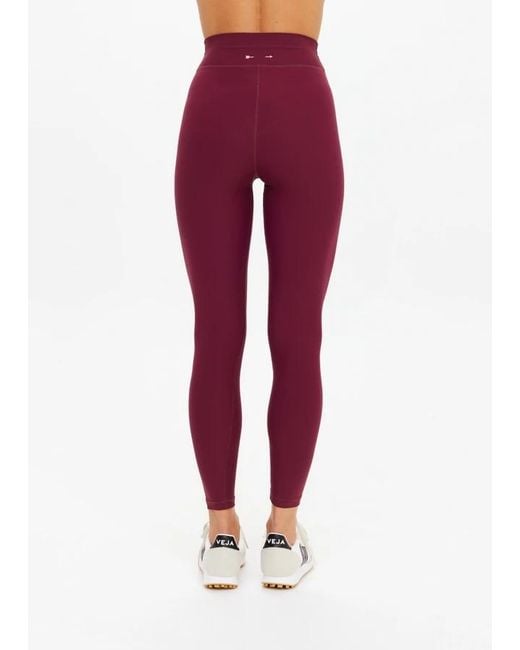 The Upside Red Peached High-Rise Leggings