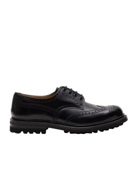 Church's Black Lace-Up Brogues for men