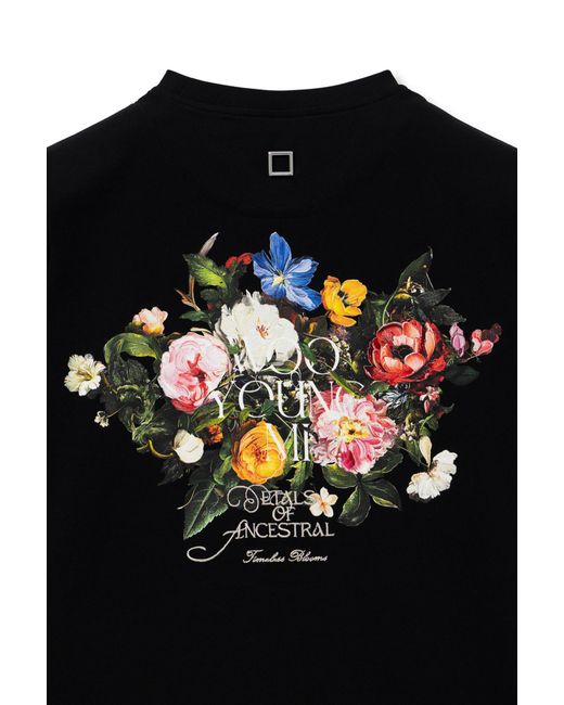 Wooyoungmi Black Logo Crew Neck T-Shirt