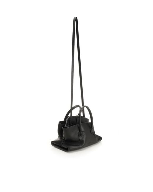 The Attico Black The La Passeggiata Mini Top Handle Bag