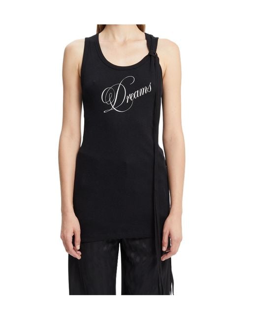 Ann Demeulemeester Black Crew Neck Vest